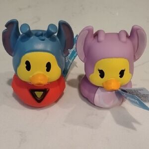 Disney Duck Action Figures - Angel And Experiment 626 Stitch